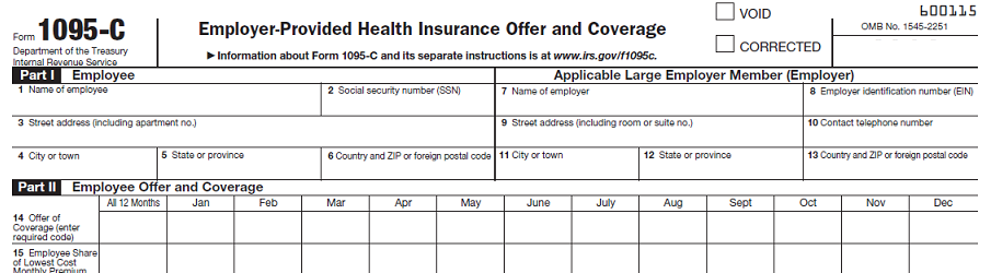 IRS Form 1095-C