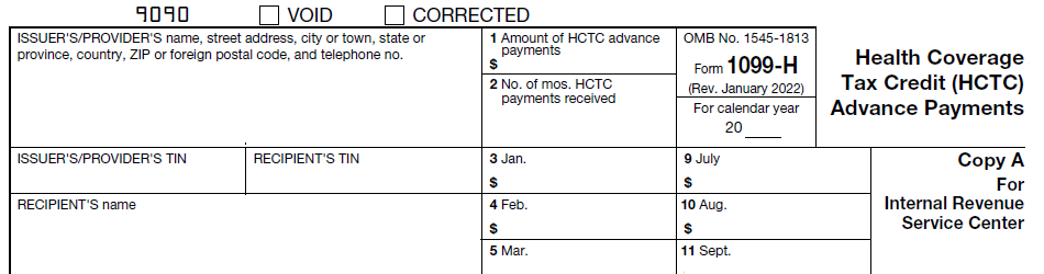 IRS Form 1099-H