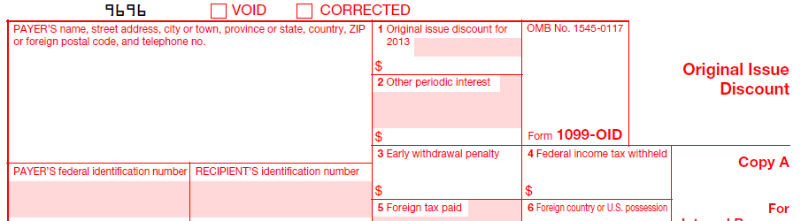 IRS Form 1099-OID