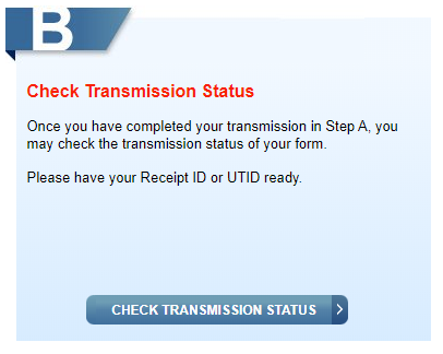 irs.gov/air transmission status